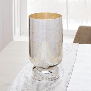 West Elm Mercury Pedestal Hurricane NEW